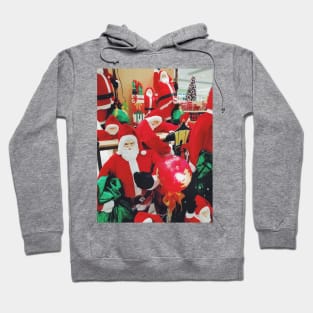 christmas, santa claus, santa, xmas, claus, christmas decorations, decorations, christmas santa claus, merry christmas, merry, holiday, funny, winter, cute, snow Hoodie